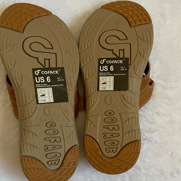 COFACE Brown Casual Sandals - Picture 9 of 9